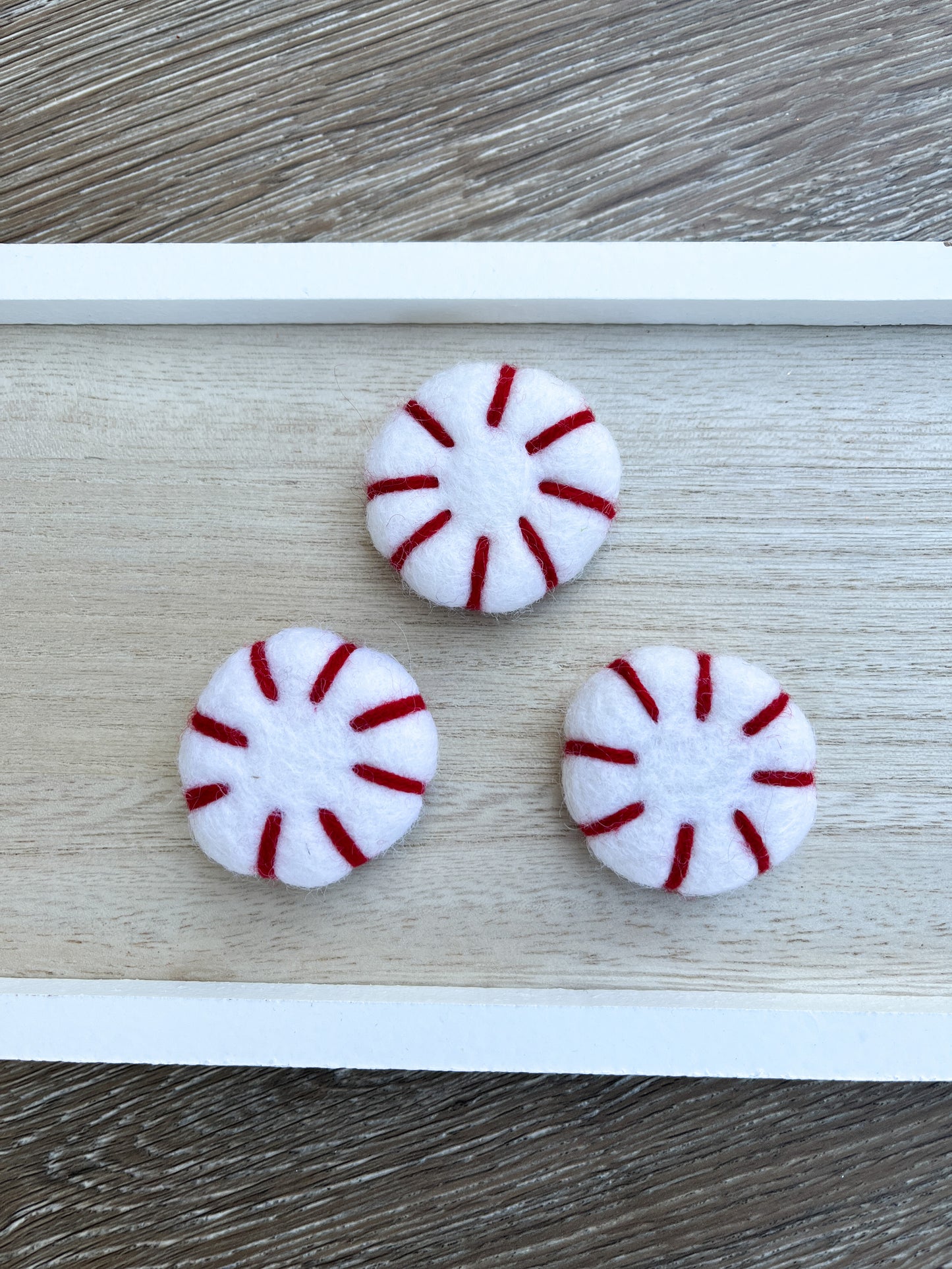 Felt Peppermint | Set of 5