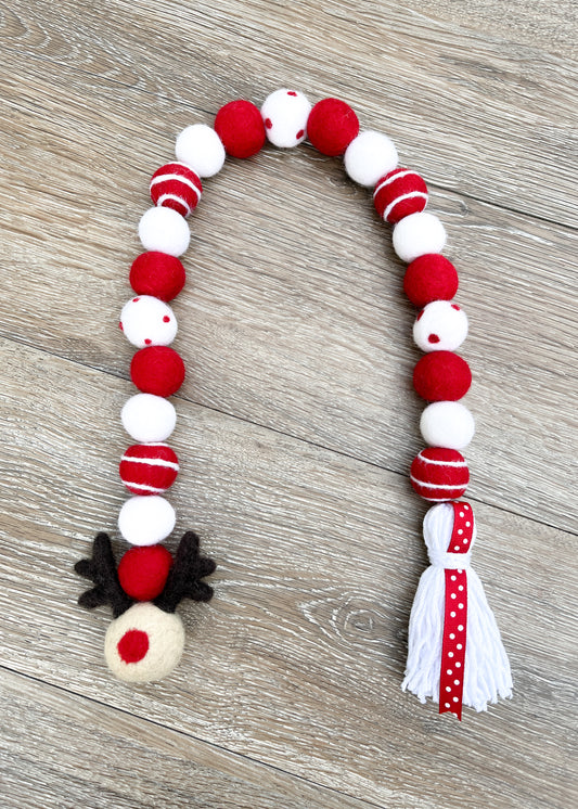 Reindeer Tassel Garland